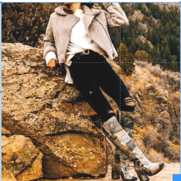 FREE BIRD BY STEVEN JUNO OLIVE MULTI COLOR PATCHWORK TALL BOOTS HANDMADE SIZE 6 - Picture 2 of 13